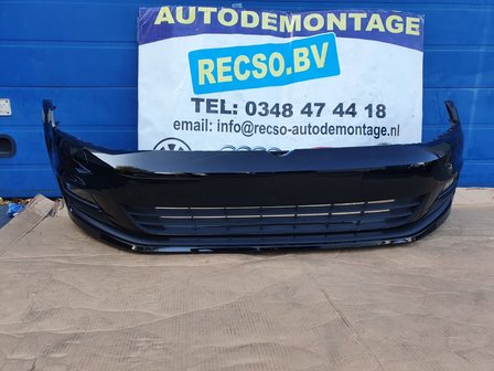 VW Golf 7 Voorbumper bumper KLS Uni Zwart L041 A5