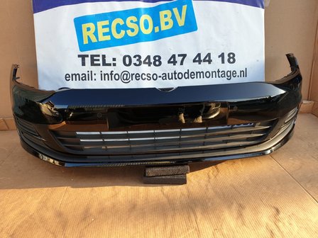 VW Golf 7 KLS 4X PDC Voorbumper Uni Zwart L041