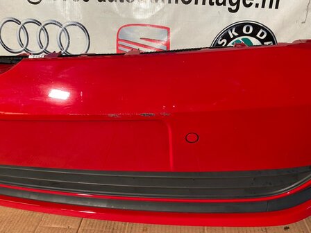 Golf 7 Voorbumper 4X pdc KLS Tornado Rood LY3D T123