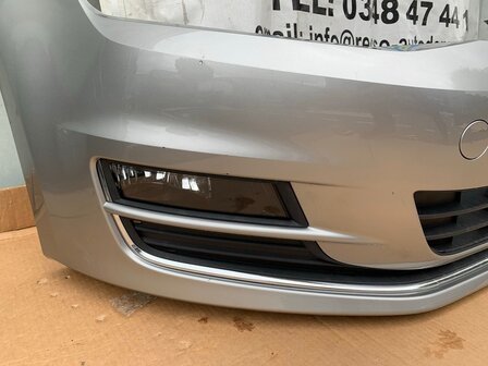 VW Golf 7 Voorbumper bumper LB7W Tungsten Silver P82