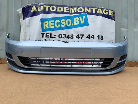 VW Golf 7 Voorbumper bumper KLS Clearwater Blue LR5S P90