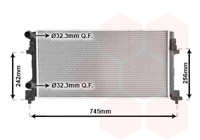 Radiateur Golf Seat 1.2 TSI 1.6 TDI 5Q0121251EC 