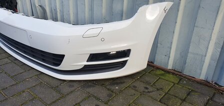 VW Golf 7 Voorbumper bumper 4x pdc kls Wit LC9A L6