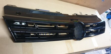 VW polo 6R 6C R-line Grill Hoogglans zwart Orgineel 