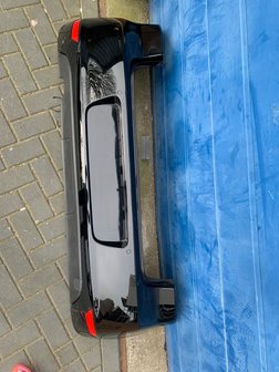 VW Golf 6 achterbumper bumper Zwart no:G1