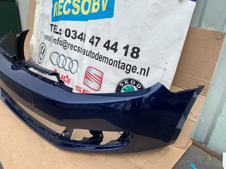 VW Golf 6 Voorbumper bumper shadow blue blauw LD5Q T105