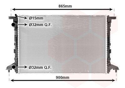 Audi A4 8W Radiateur 8W0121251K 8W0121251J