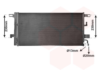 Audi A4 8W Airco Condensor 8W0816421M 8W0816421J 8W0816421C