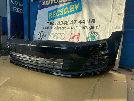 VW Golf 7 Voorbumper zwart metallic lc9x B1