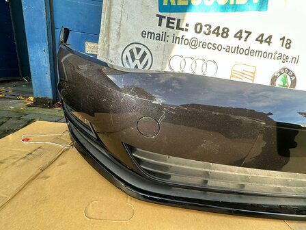 VW Golf 7 Voorbumper zwart metallic lc9x B1