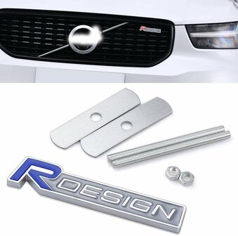 Volvo R design logo grill R-Design