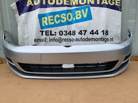 VW Golf 7 Voorbumper bumper KLS Zilver Grijs LA7W P86