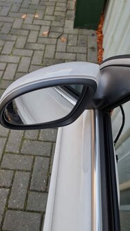 VW Tiguan 5N0 2010 Buitenspiegel links inklap Wit 