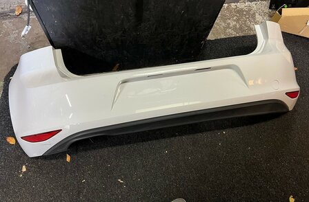 VW Golf 7 Achterbumper bumper LC9A Wit 5G6807421 nr R53