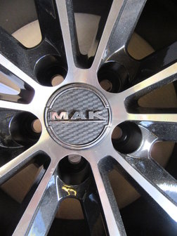 Mak Wolf Black mirror 1 velg 5x100 7.5jx17H2 met krasje