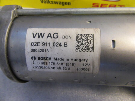 VAG VW Startmotor 02E911024B 02E911024BX  