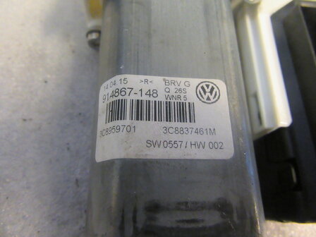 VW Passat CC Ruitbedieningsmotor raammotor voor 3C8959701 