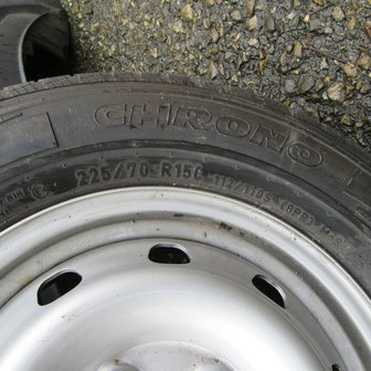 Fiat ducato / Citroen velg met Band 225/70R15C Nieuw