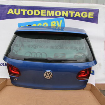 VW Golf 6 R GTD GTI Achterklep koffer klep Blauw LR5Z