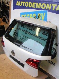 Achterklep Golf 7 Variant R 2016 koffer klep ruit LOK1