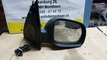 seat arosa buitenspiegel plastic zwart rechts 6X0057544RE