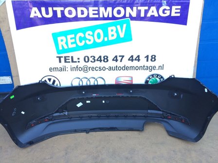 Seat Leon 5F FR Achterbumper Nieuw pdc 5F0807421B LZ9Y zwart