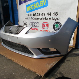 Seat Leon 5F Voorbumper Grill pdc ice zilver LX7W 5F0807221