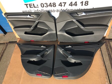 Golf 7 deurpanelen set leer leder 5G4867011 5G4867012