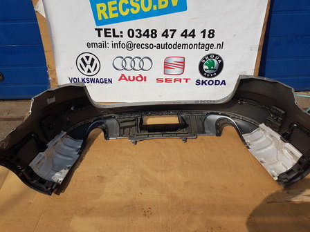 VW Passat B7 Variant Alltrack achterbumper 4xPDC Donker bruin grijs