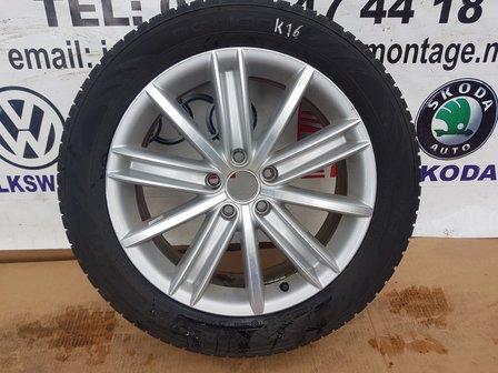 VW Tiguan R Line New York Velg en Band 235/50R18 5N0601025D AF