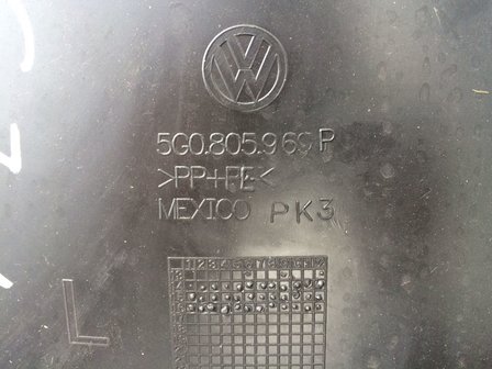 VW Golf 7 Modderkuip Wielkuip Nieuw Links 5G0805969P