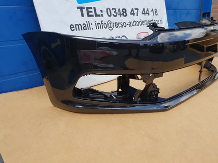 VW Polo 6C Voorbumper bumper Nieuw Zwart Metallic  LC9X