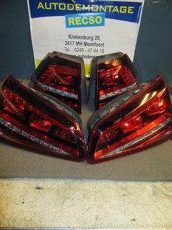 Golf 7  Led Achterlicht Set Orgineel 5g0945208 5g0945207