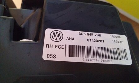 VW Passat B8 Sedan Rechts Achterlicht LED 3G5945208