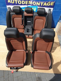 VW Passat B8 Nieuw Interieur set stoelen Leer memo Massage