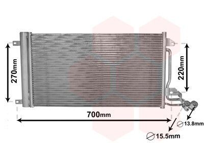 VW Polo A1 Airco Condensor&nbsp;6C0816411C 6R0820411E