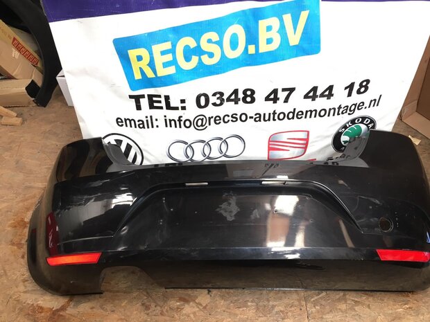 Seat Leon 1P Achterbumper zwart 1P0807421D