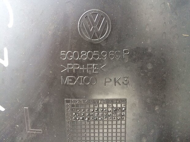 VW Golf 7 2017+ Modderkuip Wielkuip Nieuw Links 5G0805969P