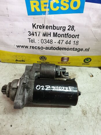 Gebruikte Startmotor 02Z911023F BLS BKC BXE BJB BRS 1.9 TDI