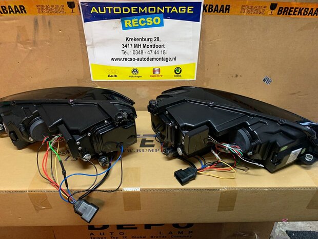 VW Golf 7 Xenon dag rijlicht Koplamp set links rechts nieuw 