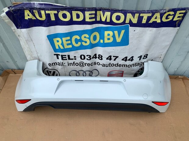 VW Golf 7 Achterbumper bumper 6x pdc Oryx White LOK1 P35