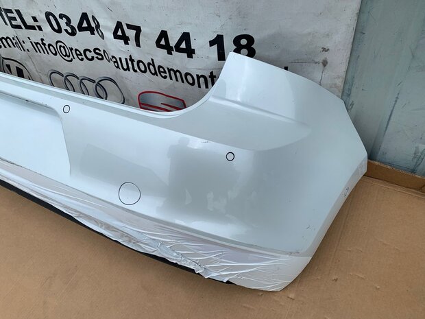 VW Golf 7 Achterbumper bumper 6x pdc Oryx White LOK1 P38