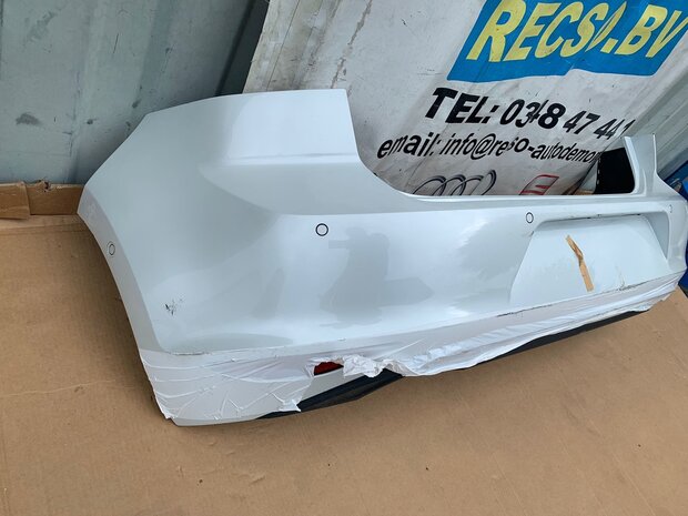 VW Golf 7 Achterbumper bumper 6x pdc Oryx White LOK1 P38