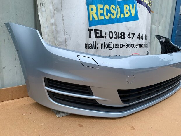 VW Golf 7 Voorbumper bumper KLS Clearwater Blue LR5S P90