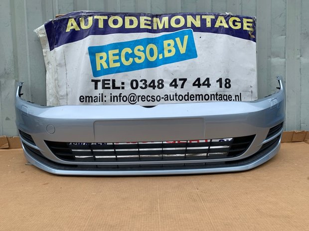 VW Golf 7 Voorbumper bumper KLS Clearwater Blue LR5S P90