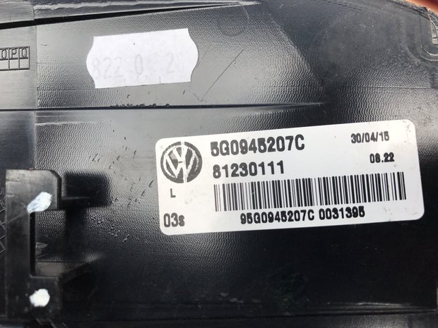 Golf 7 R GTI Led Achterlicht links donker Orgineel 5G0945207C