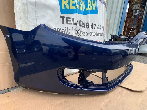 VW Golf 6 Voorbumper bumper shadow blue blauw LD5Q T105