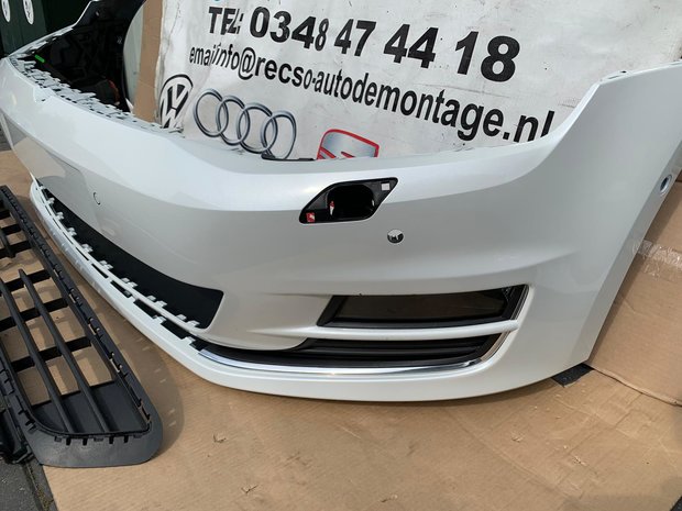 VW Golf 7 Voorbumper 6X PDC KLS ACC Oryx White LOK1 T120