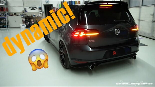 Golf 7 Facelift GTI GTD Achterlichten LED Dynamische NIEUW 