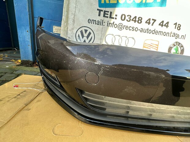 VW Golf 7 Voorbumper zwart metallic lc9x B1